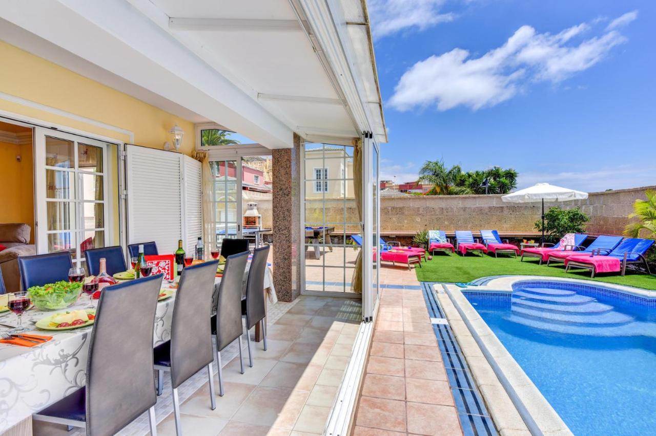 Villa Teide Sol Con Piscina Climatizada, Playa Fanabe, Costa Adeje Dış mekan fotoğraf